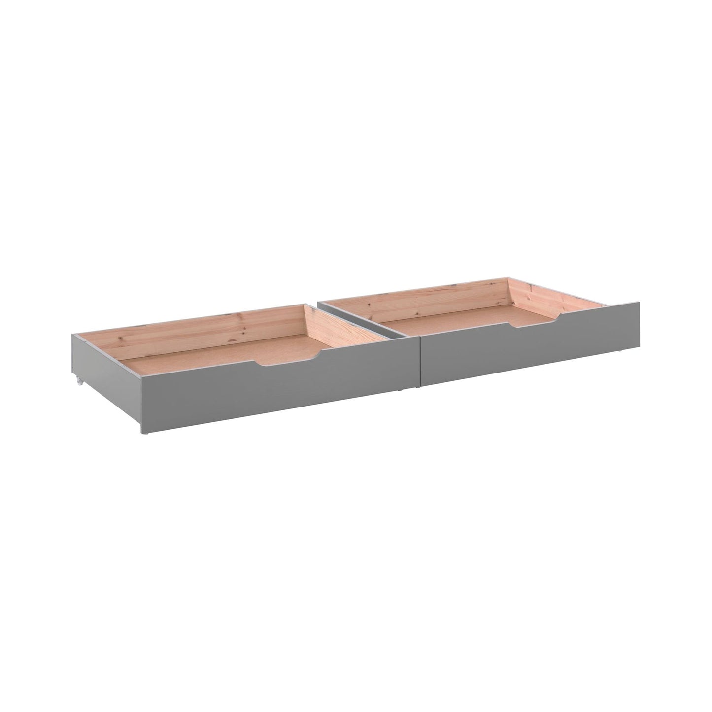 VIPACK PINO pair of drawers for bunk beds grey