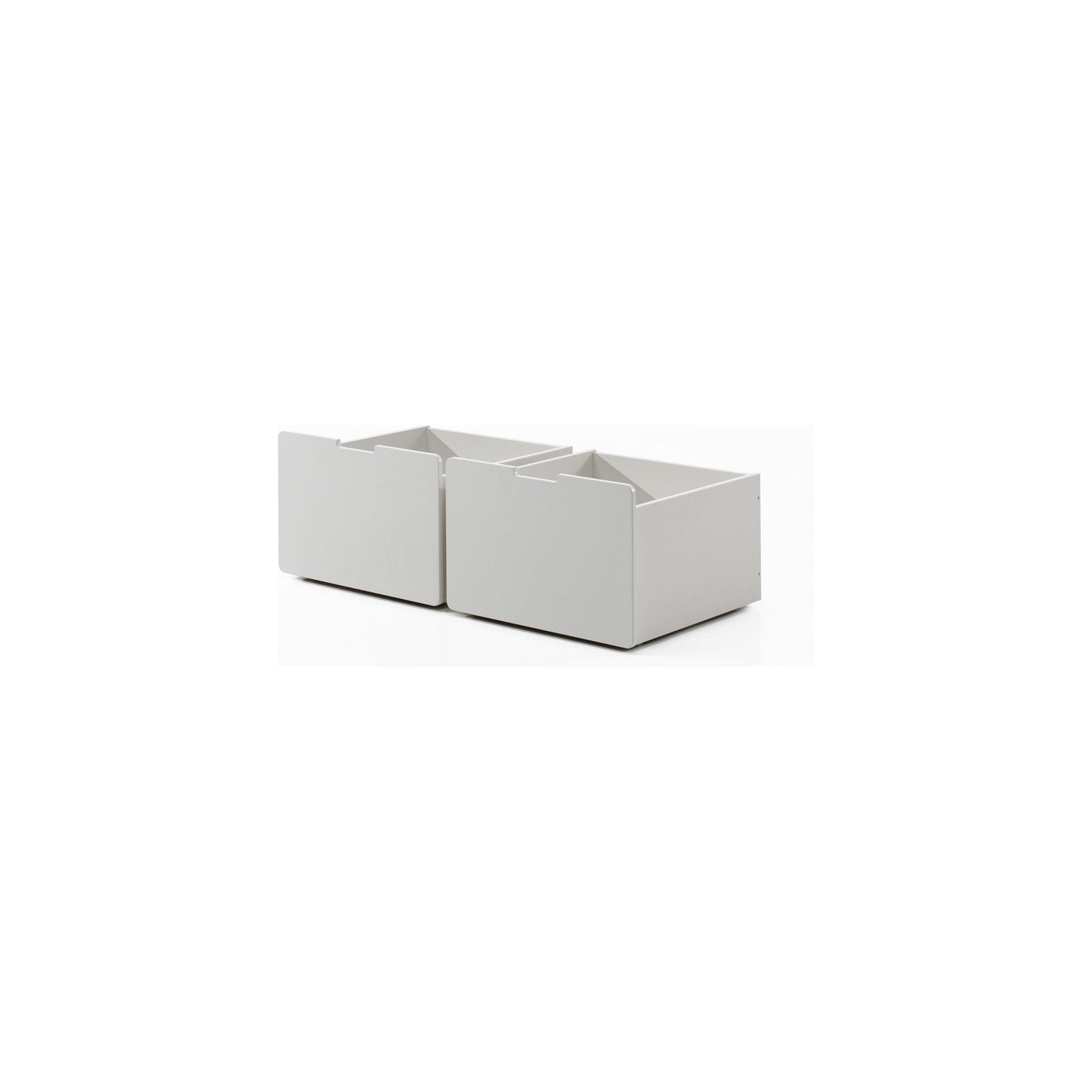 VIPACK PINO set of 2 drawers for mid sleeper low white