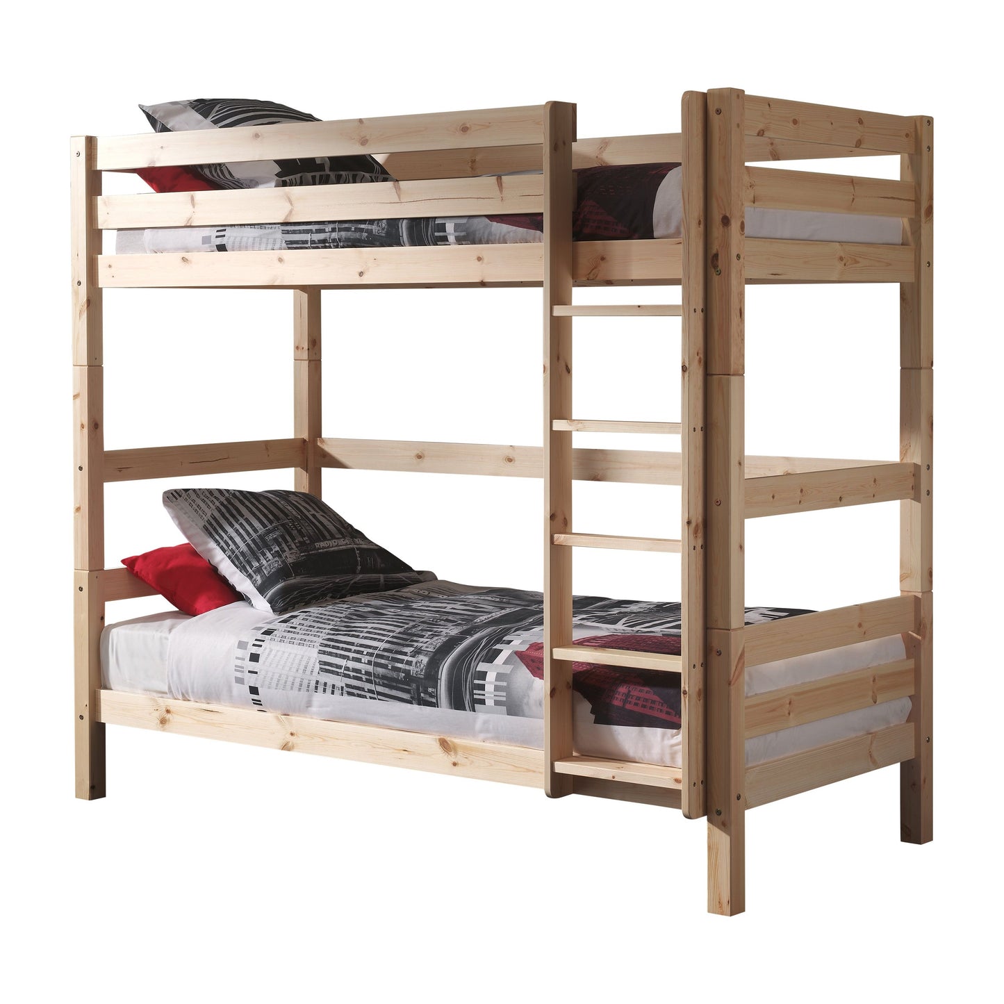VIPACK PINO high bunk bed 90 X 200cm natural
