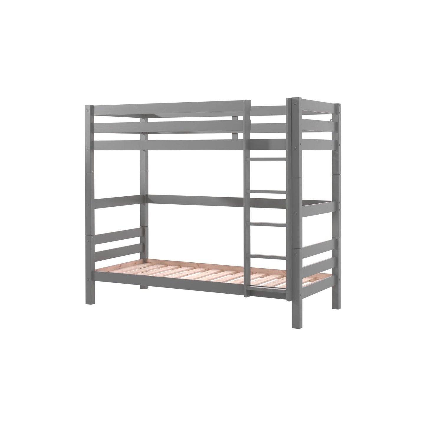 VIPACK PINO high bunk bed 90 X 200cm grey