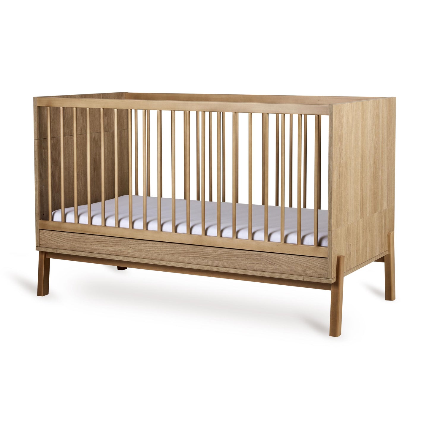 Quax Ashi Convertible Cot Bed 140 x 70 cm Honey Ash