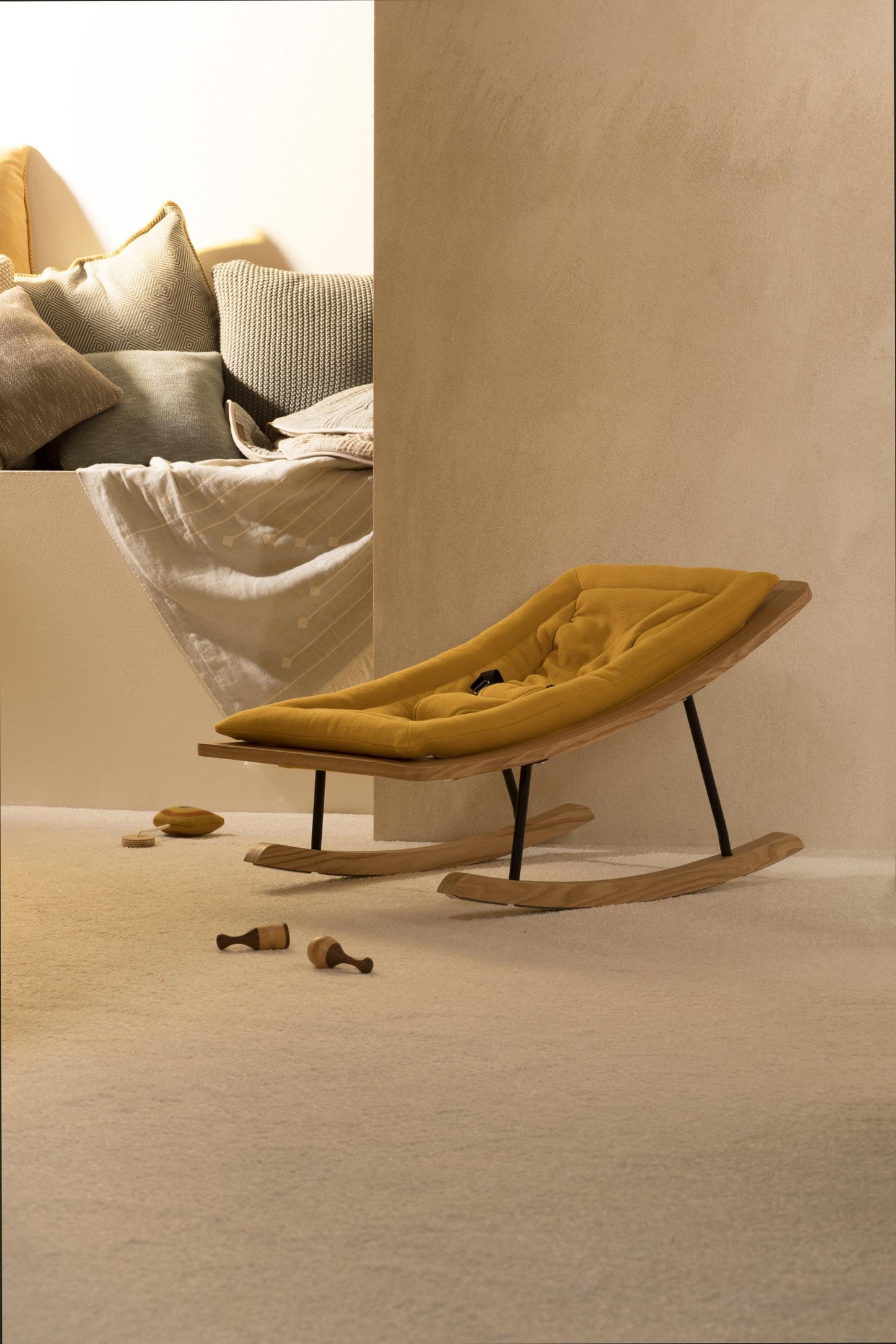 Quax Rocking Baby Bouncer Saffron