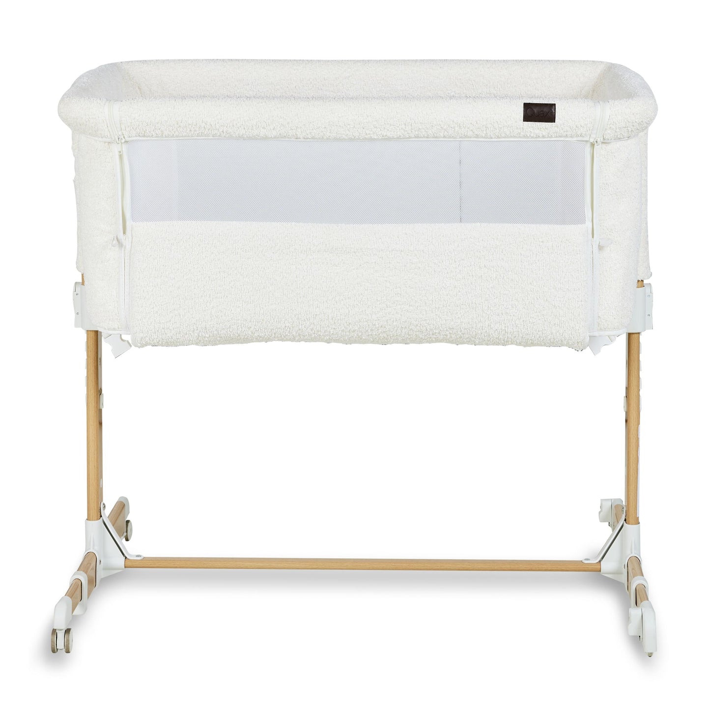 Quax Co-Sleeper Side by Side Natural Bouclé Cream