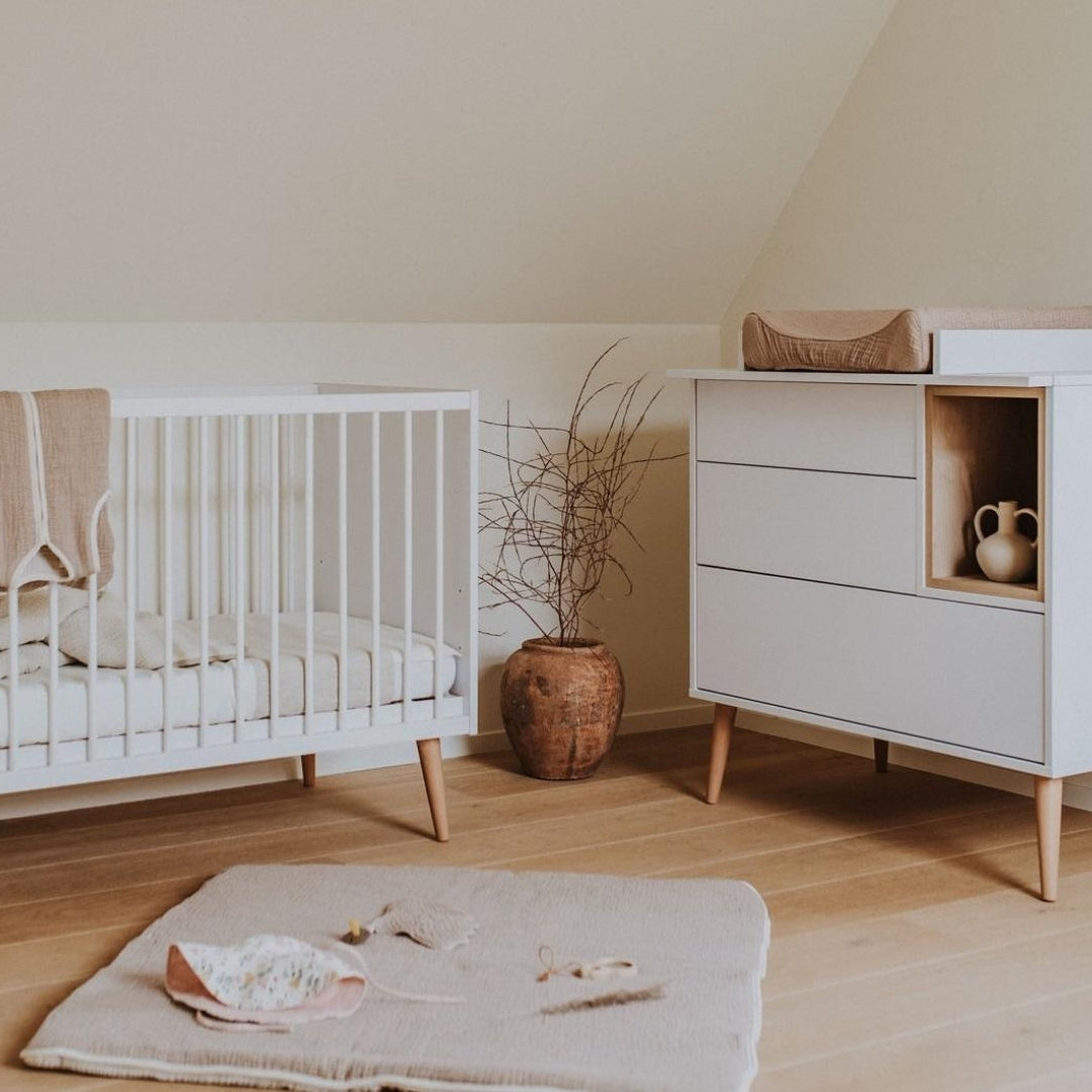 Quax Cocoon Cot 120 x 60cm Ice White