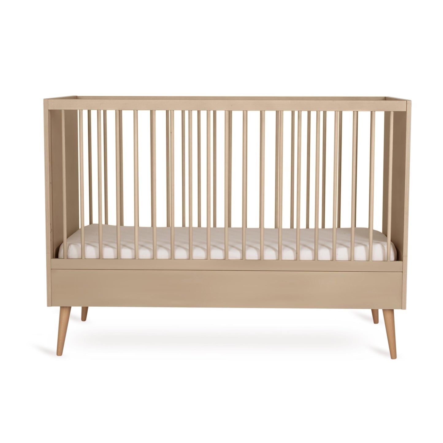 Quax Cocoon Convertible Cot Bed 140 x 70 cm Latte