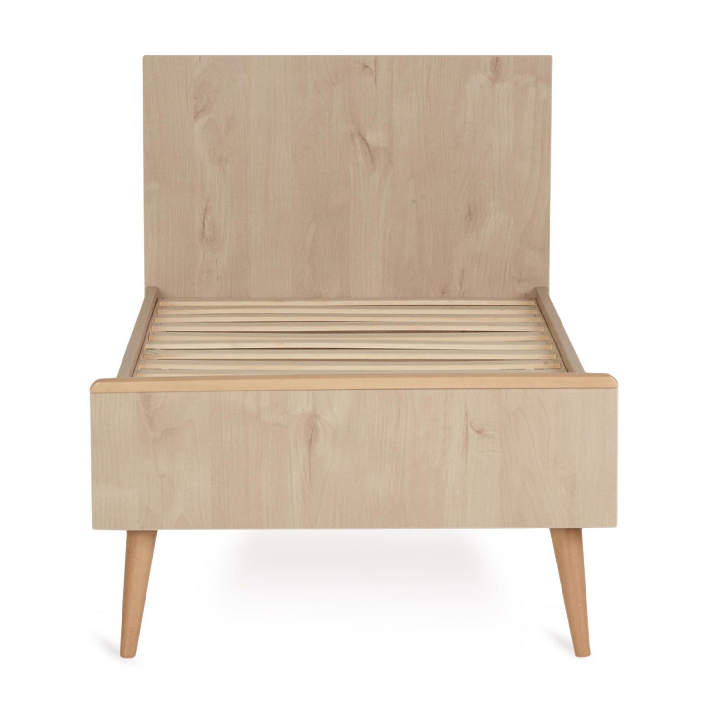 Quax Cocoon Convertible Cot Bed 140 x 70 cm Natural Oak