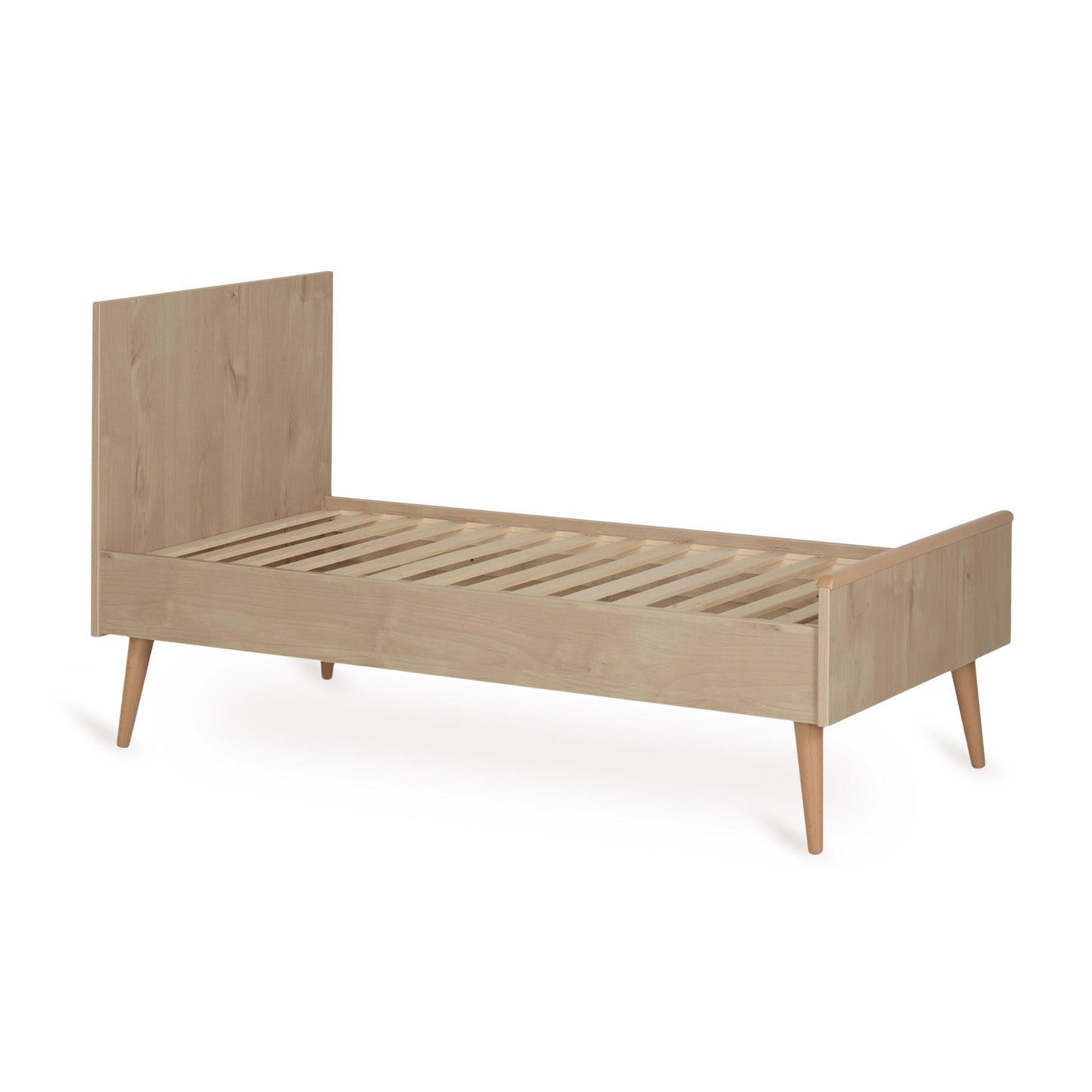 Quax Cocoon Convertible Cot Bed 140 x 70 cm Natural Oak
