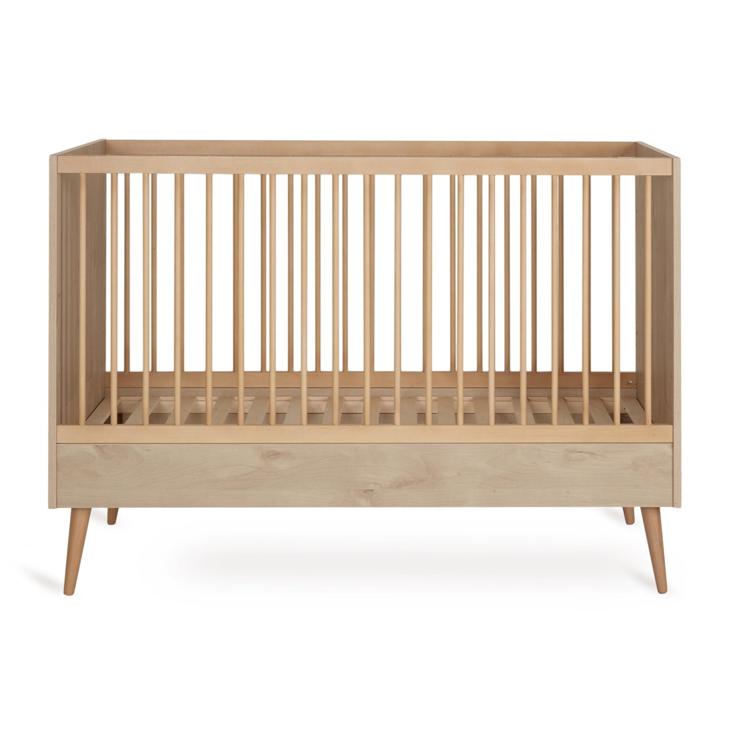 Quax Cocoon Convertible Cot Bed 140 x 70 cm Natural Oak
