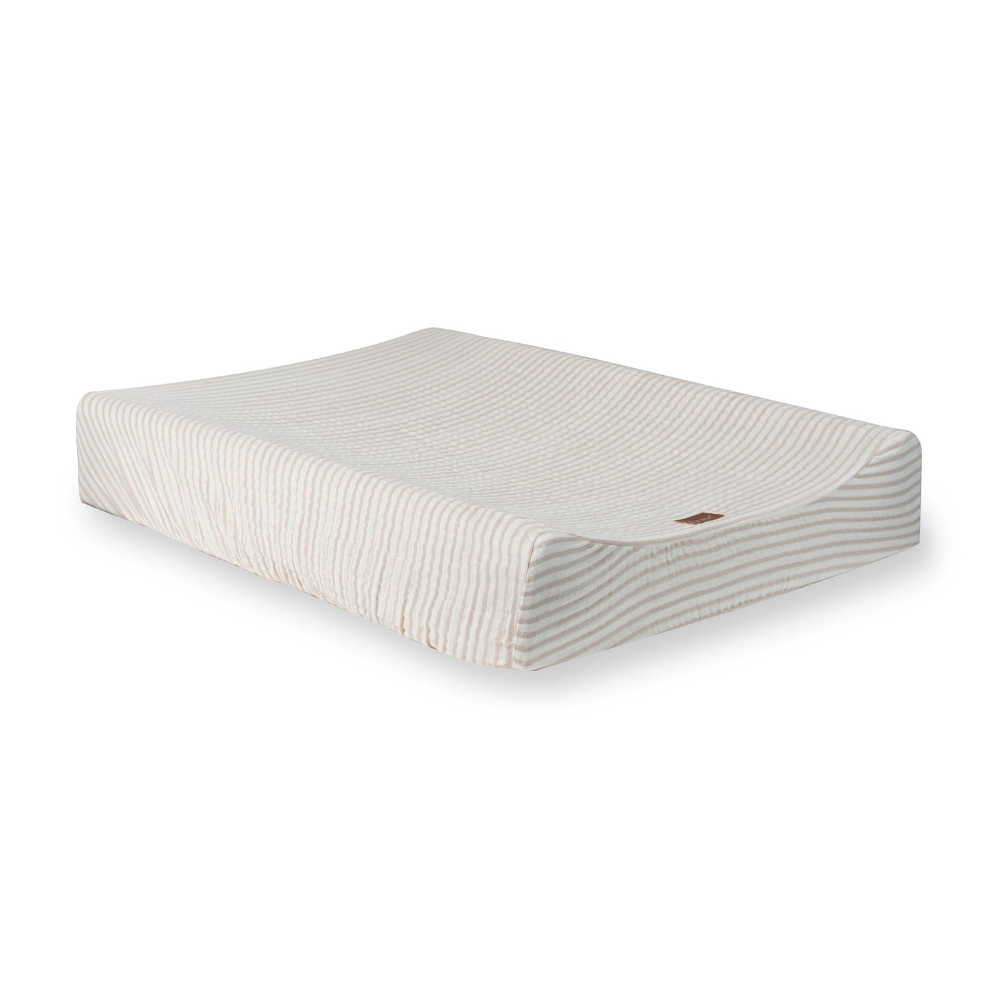 Quax Muslin Changing Pad Cover Natural Collection Stripes