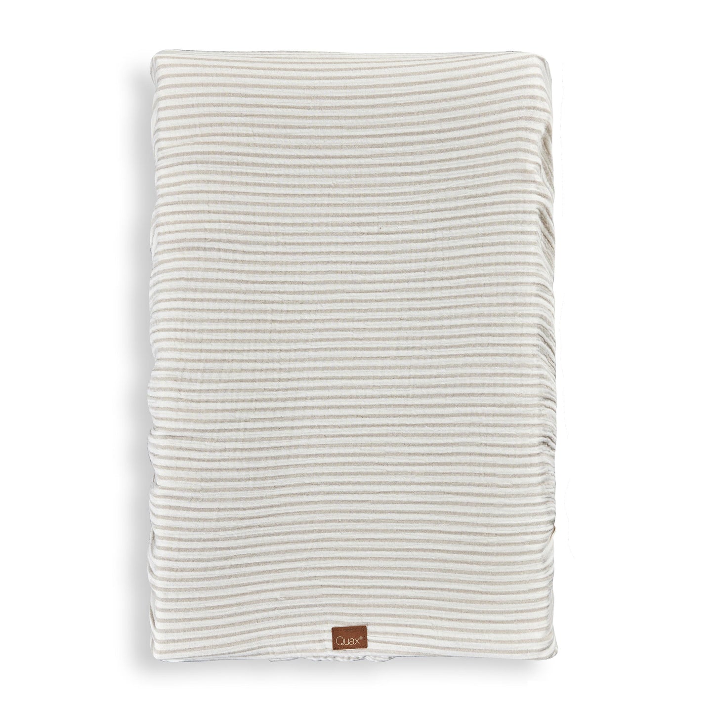 Quax Muslin Changing Pad Cover Natural Collection Stripes