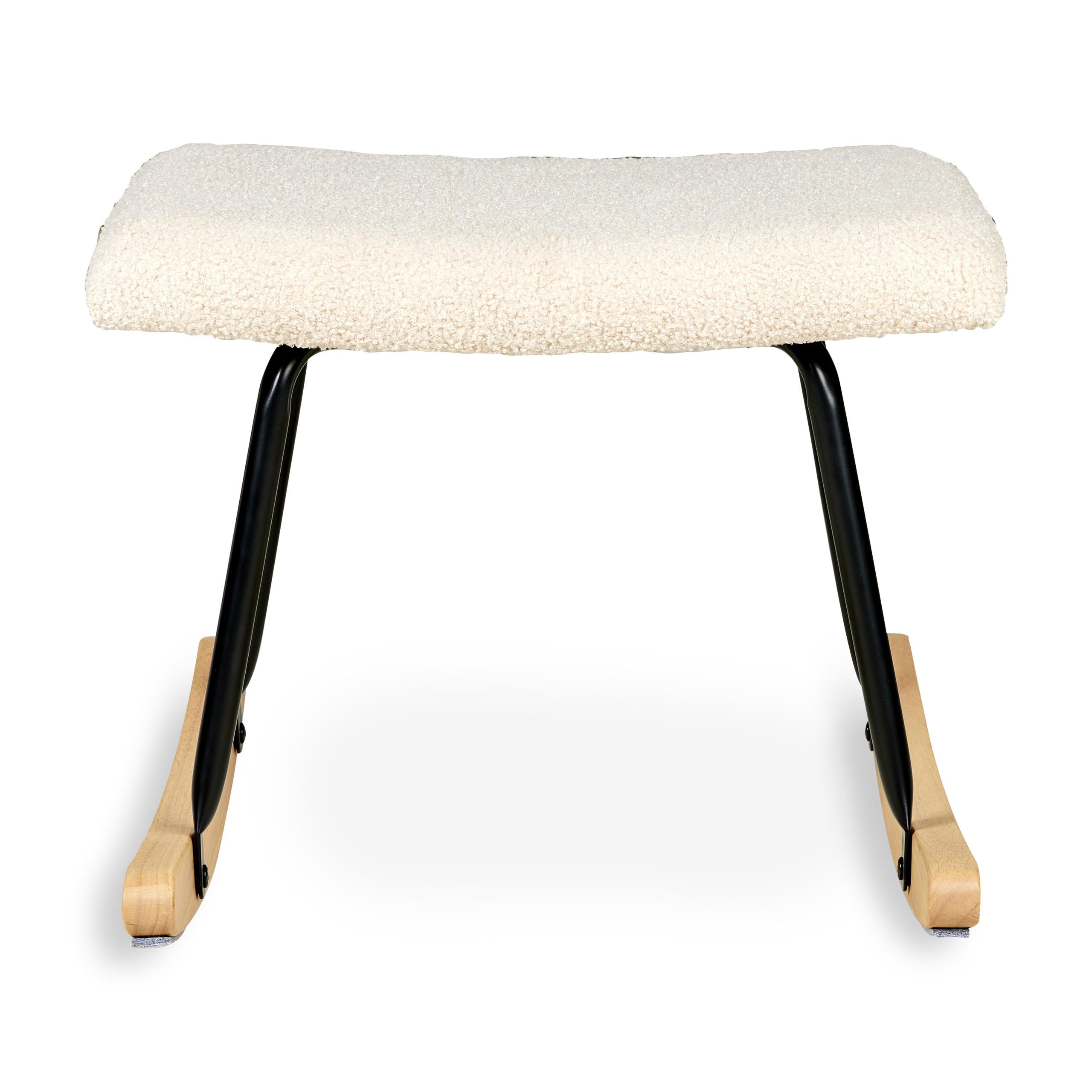 Foot Stool Basic Quax Rocking Chair Basic & Nordic Footstool Sheep Beige – The Perfect ...