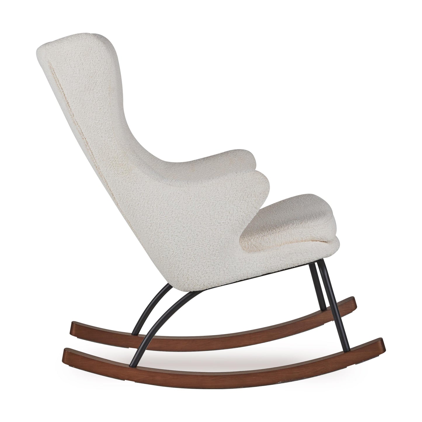 Quax Rocking Chair De Luxe Adult Bouclé Cream