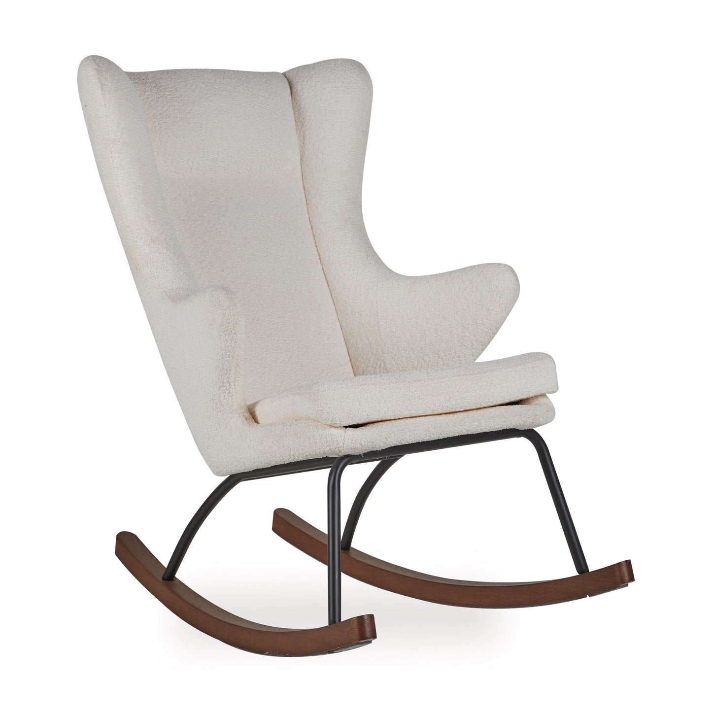 Quax Rocking Chair De Luxe Adult Bouclé Cream