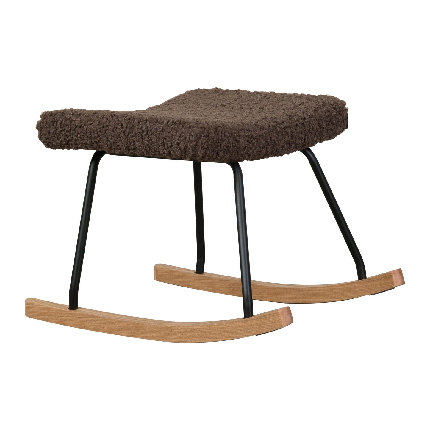 Quax Rocking Chair De Luxe Footstool Teddy Bison