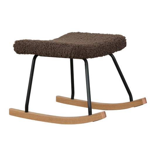 Quax Rocking Chair De Luxe Footstool Teddy Bison