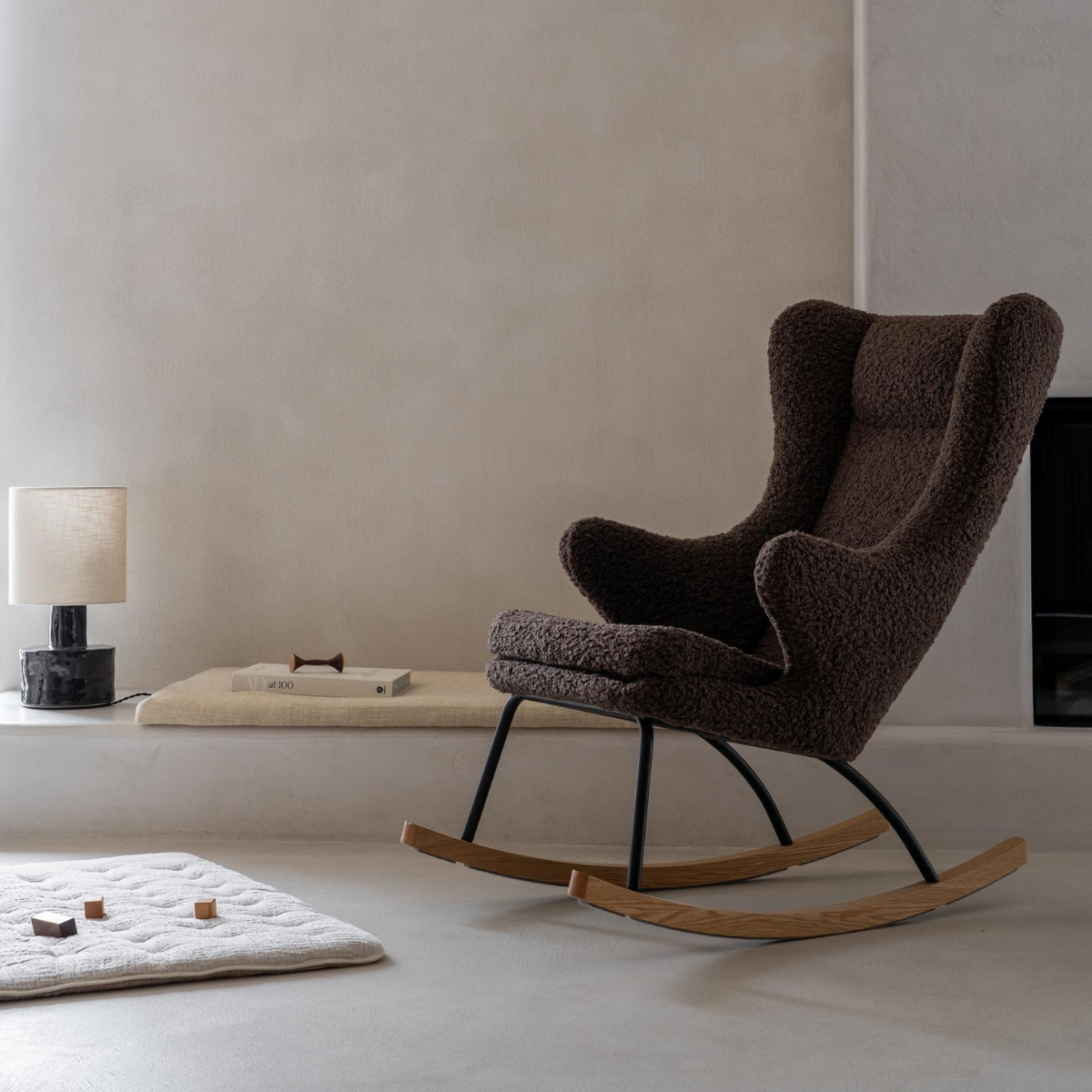 Quax Rocking Chair De Luxe Adult Teddy Bison