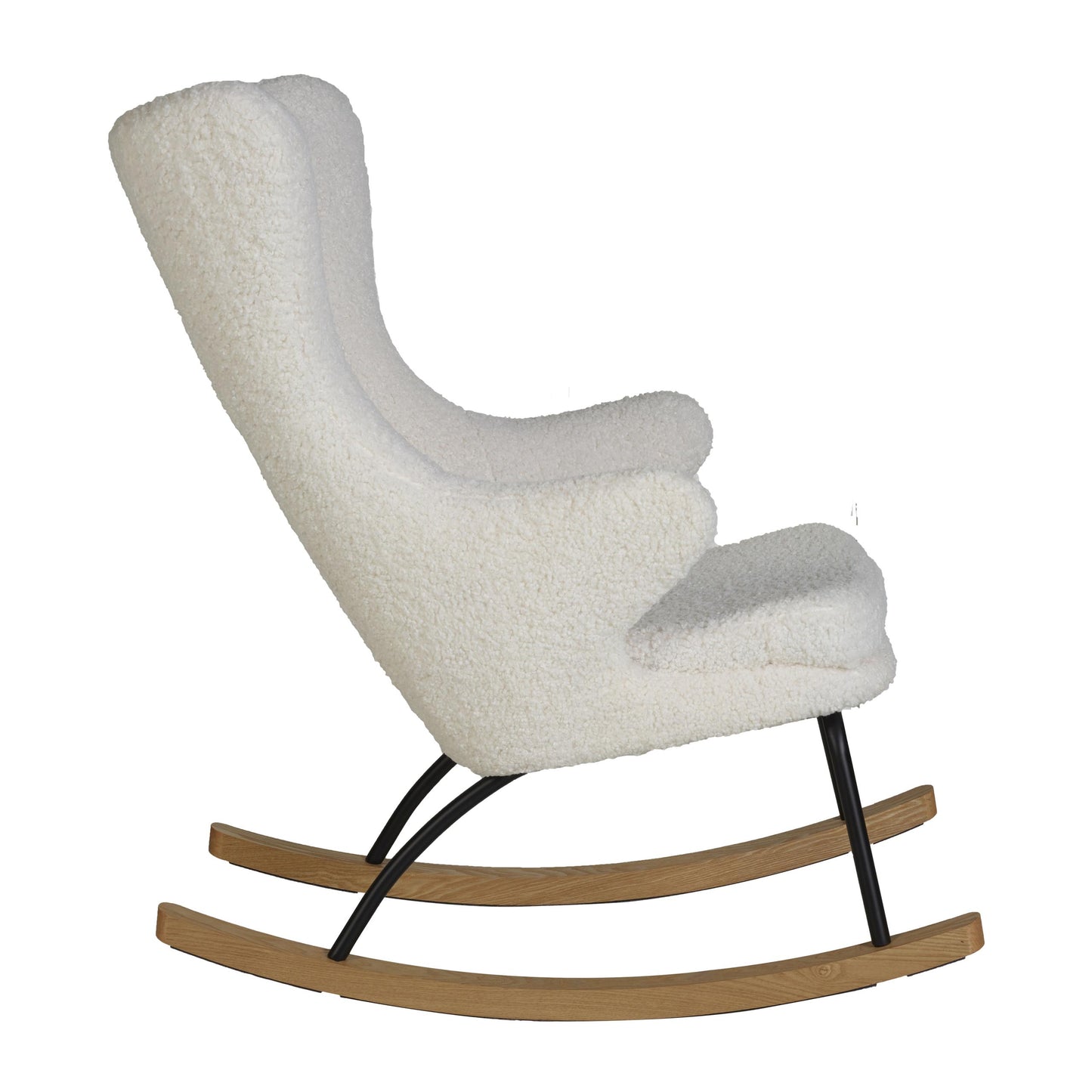 Quax Rocking Chair De Luxe Adult Teddy White