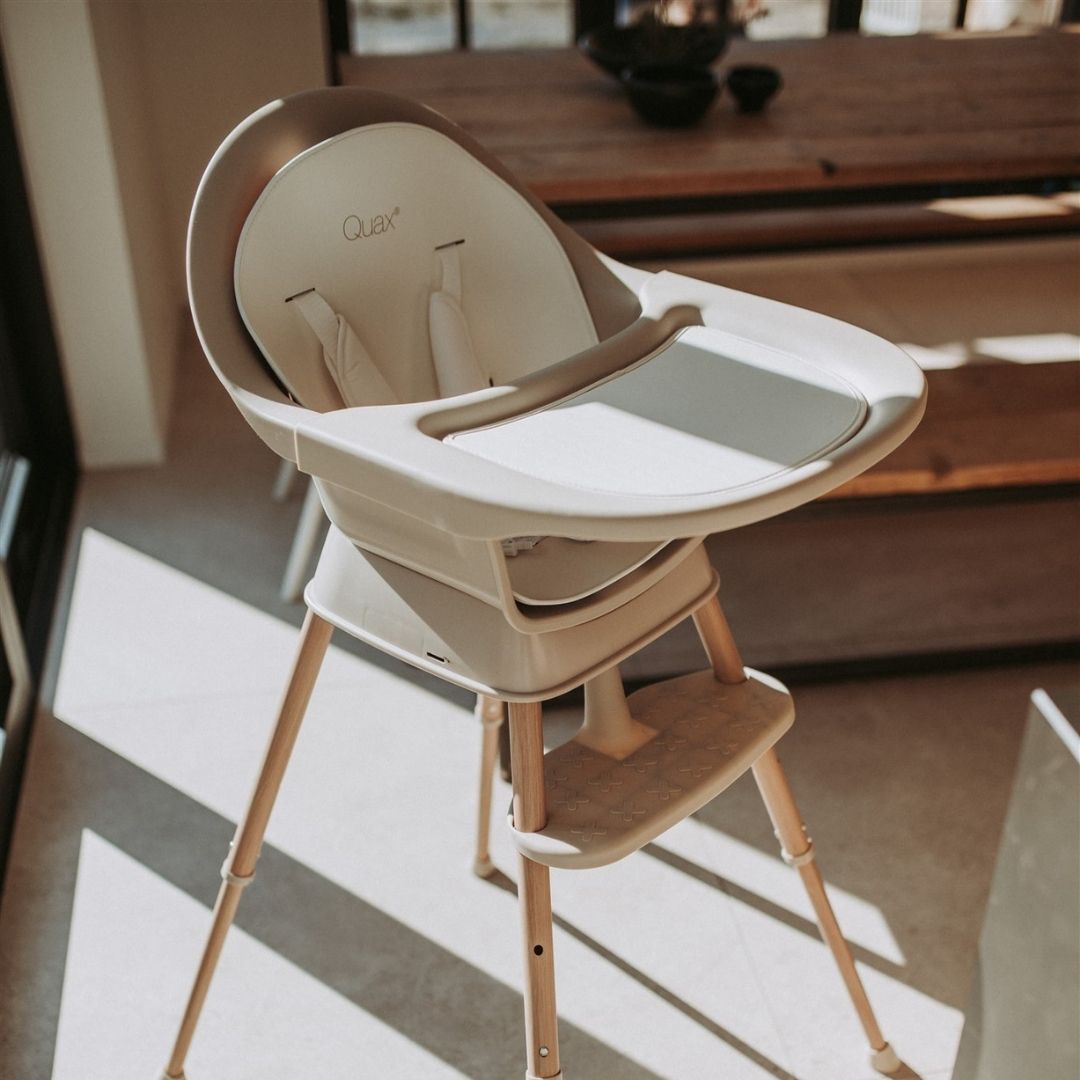 Quax Ultimo 3 Luxe Highchair Clay Natural
