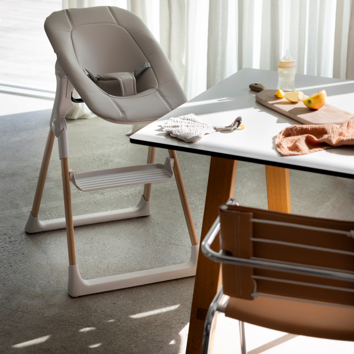 Quax Viola Highchair Relax Bouncer Seat Attachment Grey