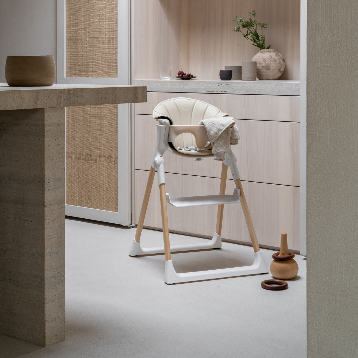 Quax Viola Highchair Relax Bouncer Seat Attachment Beige