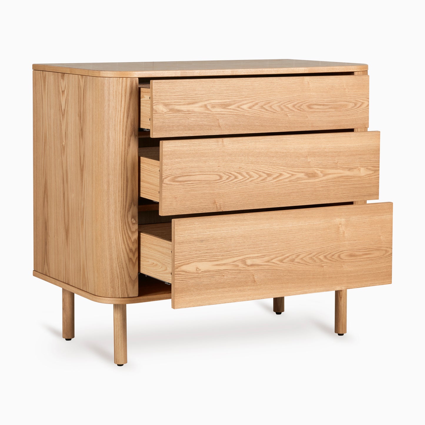Quax Yume 3 Drawer Chest Natural Ash