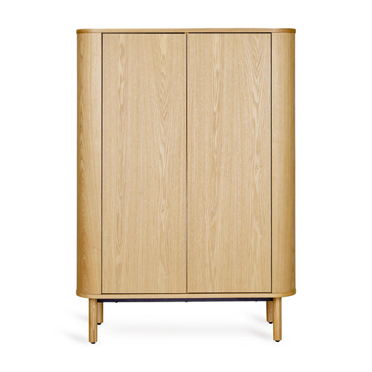 Quax Yume Wardrobe Flat Doors Natural Ash