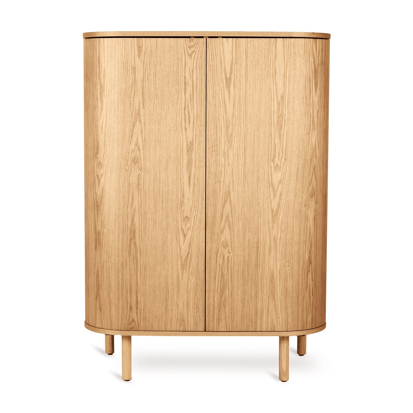 Quax Yume Wardrobe Round Doors Natural Ash
