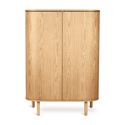 Quax Yume Wardrobe Round Doors Natural Ash
