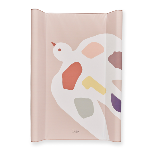 Quax Abstract Bird wedge baby changing mat 70x50cm with raised sides