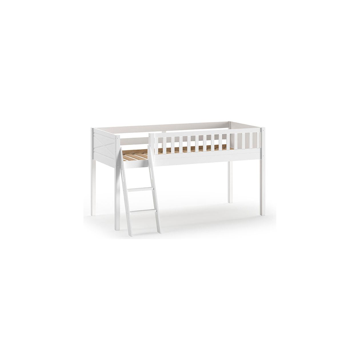 VIPACK SCOTT European single mid sleeper 90 X 200 cm white