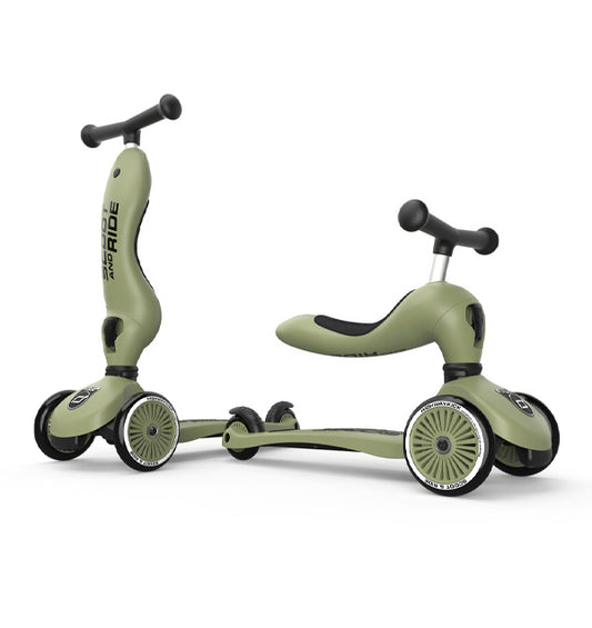 Scoot & Ride Highwaykick 1 - Olive