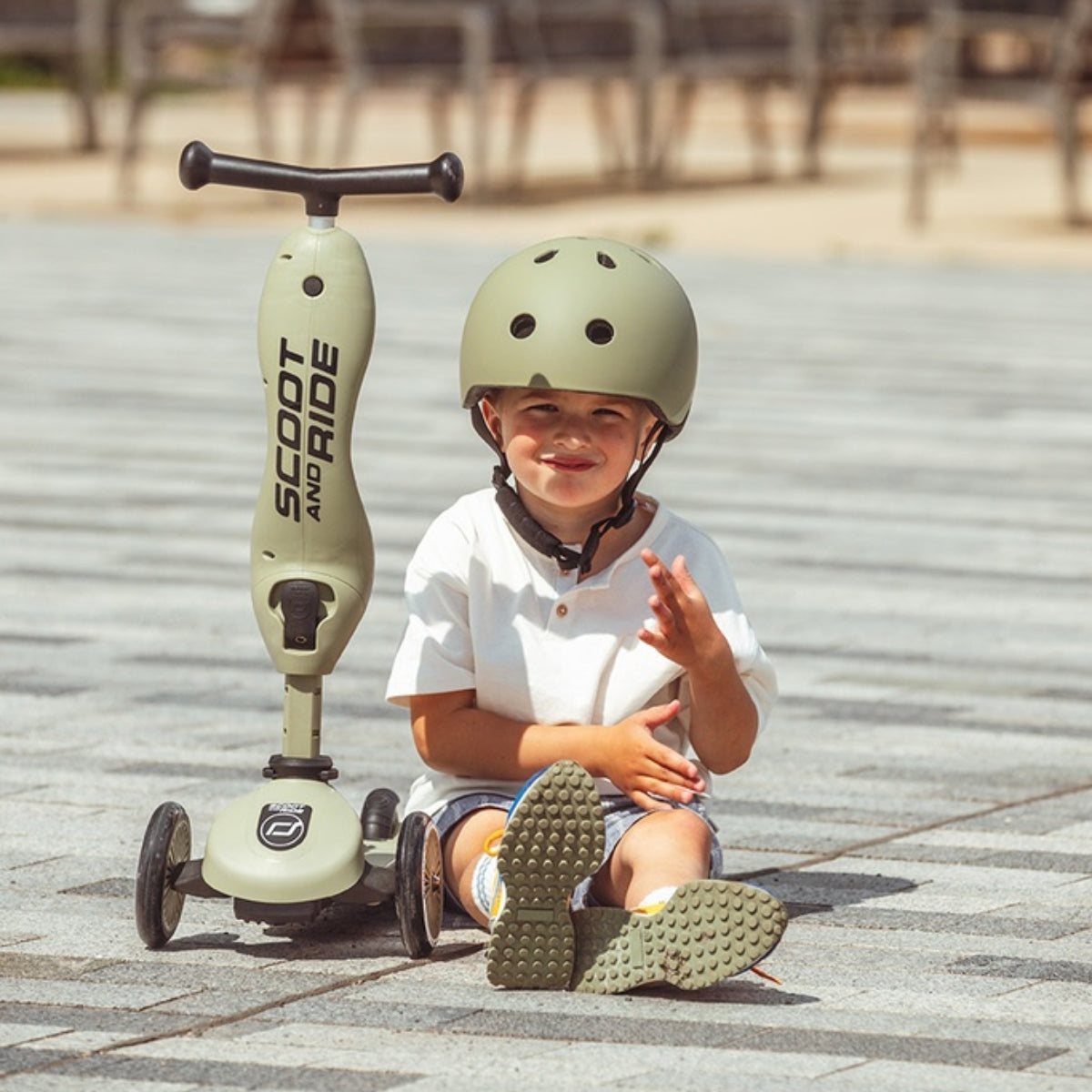 Scoot & Ride Highwaykick 1 - Olive