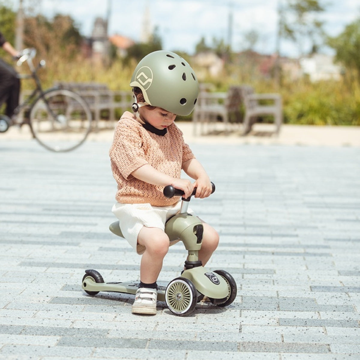 Scoot & Ride Highwaykick 1 - Olive