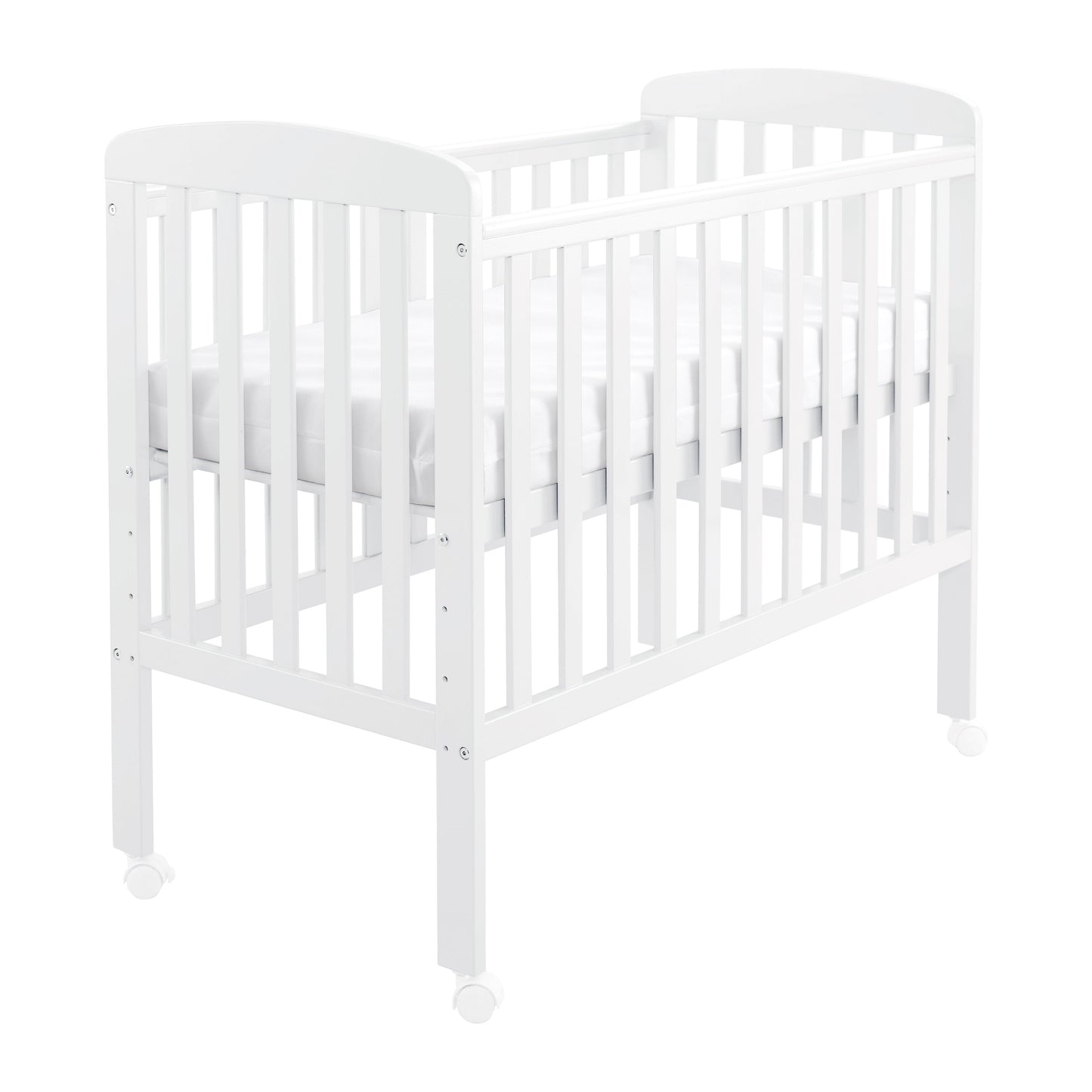 Babymore Space Saver Cot 100 x 50 cm White