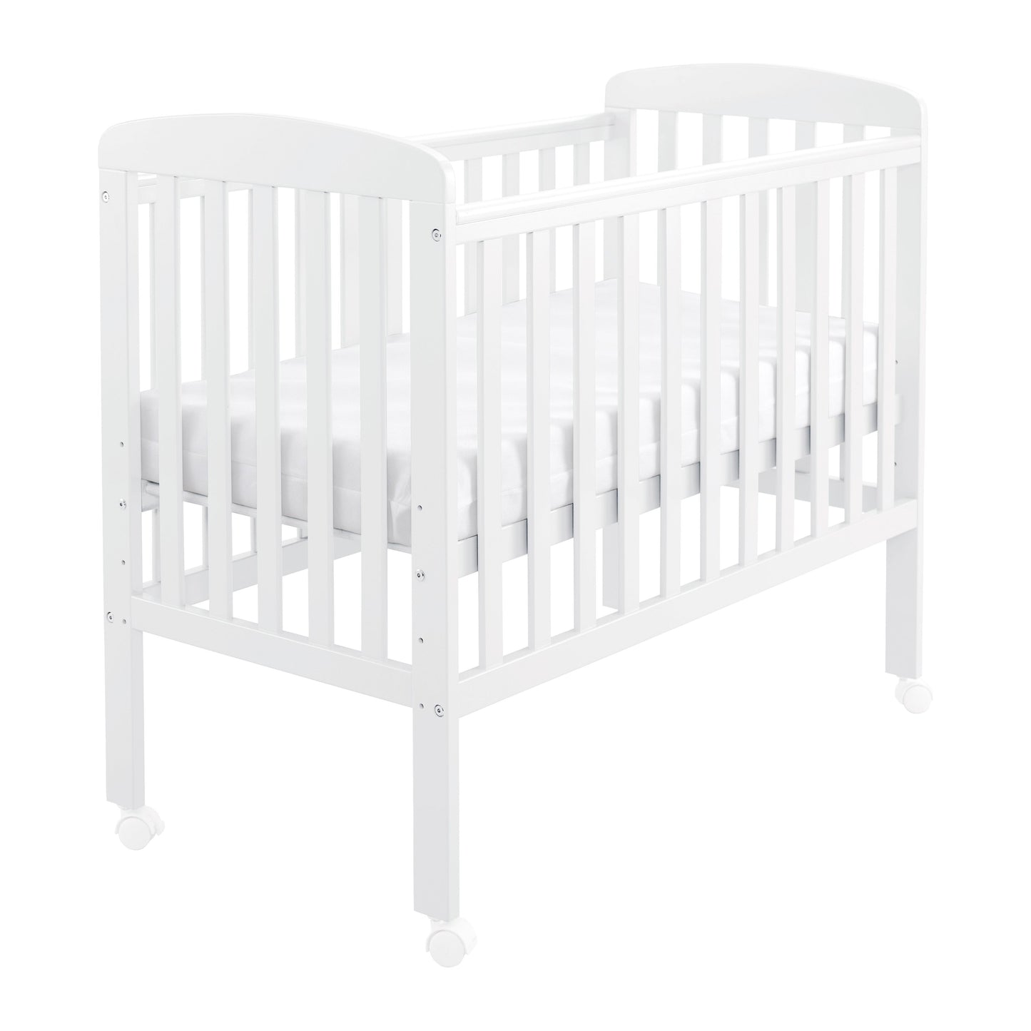 Babymore Space Saver Cot 100 x 50 cm White