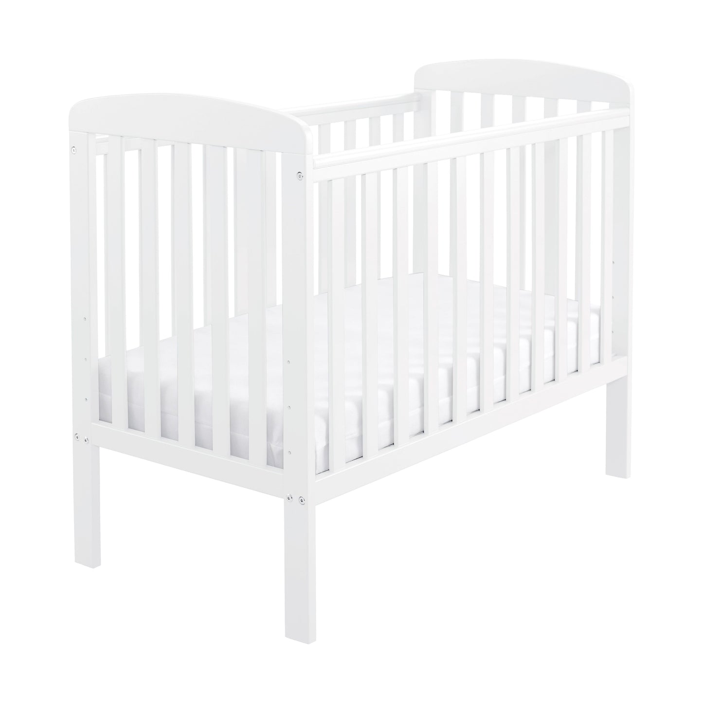 Babymore Space Saver Cot 100 x 50 cm White