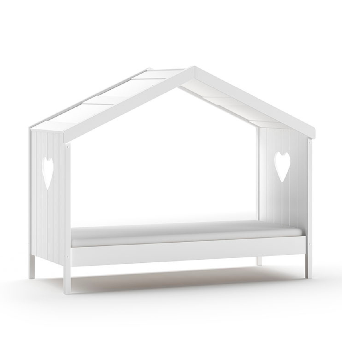 VIPACK AMORI house bed without back panel 90 X 200cm white