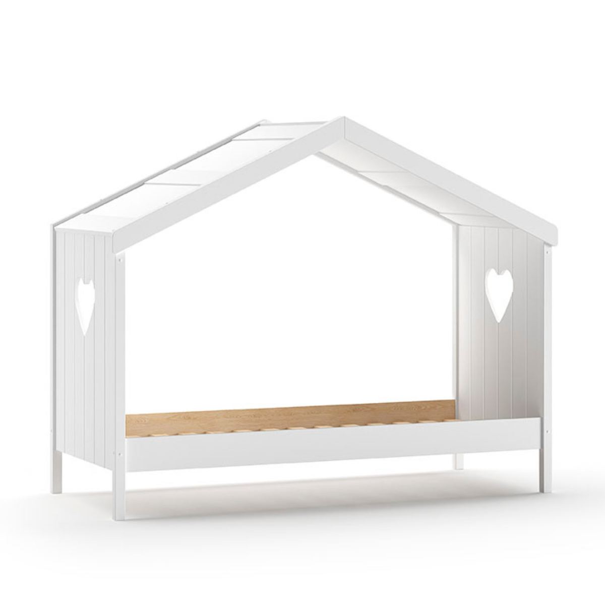 VIPACK AMORI house bed without back panel 90 X 200cm white