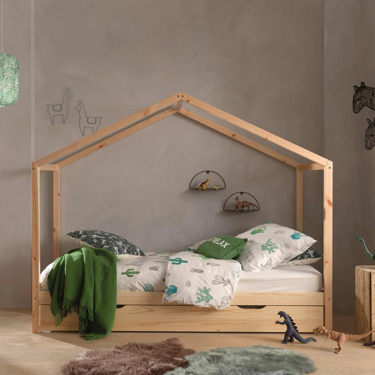 VIPACK drawer natural for DALLAS & TIPI beds