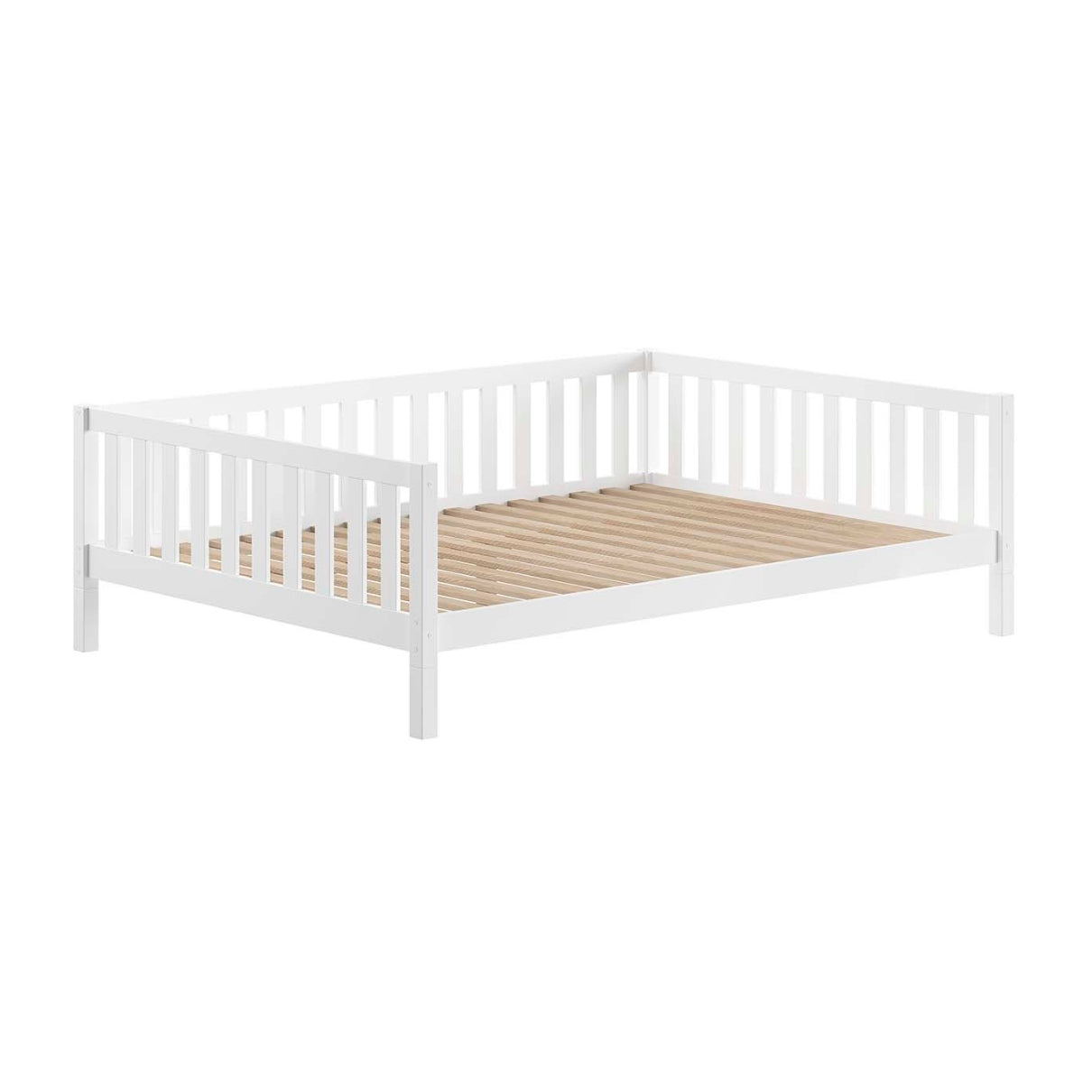VIPACK DALLAS Toddler Bed inc Bed Guard White 140 x 200cm