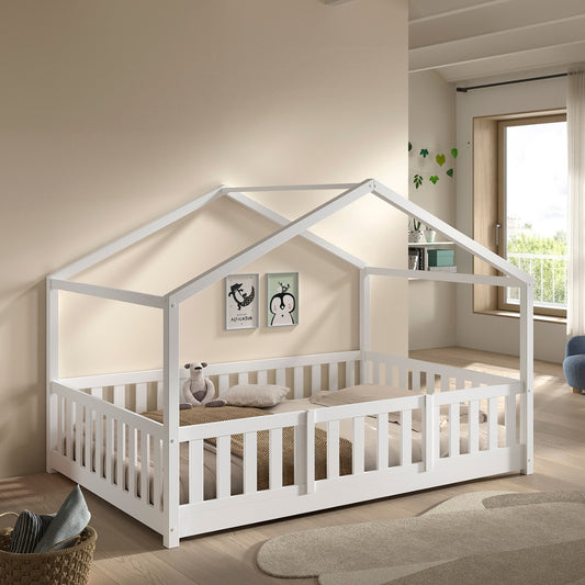 VIPACK DALLAS Toddler Bed White 140 x 200cm