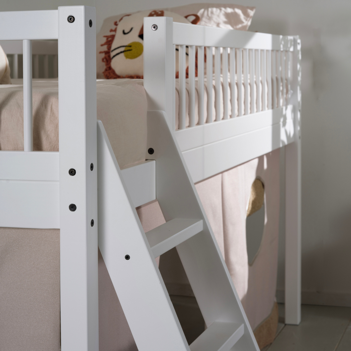 VIPACK FORREST European single mid sleeper 90 x 200 cm white