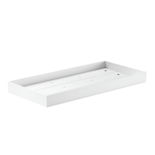 VIPACK FORREST white underbed storage drawer and pull-out trundle bed for compatible FORREST beds on white background