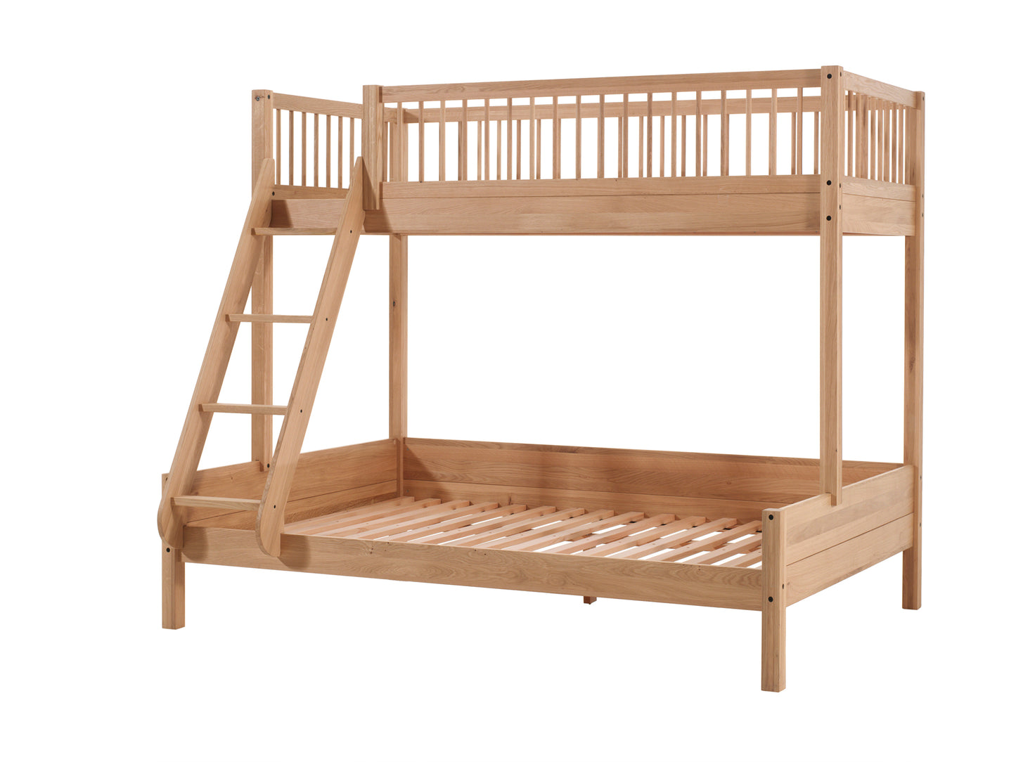 VIPACK FORREST European family bunk bed oak