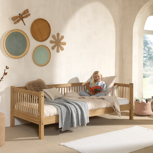 VIPACK FORREST European single cabin bed 90 X 200cm oak