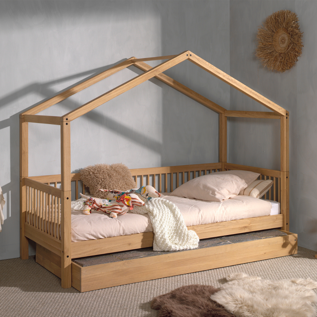 VIPACK FORREST underbed drawer oak