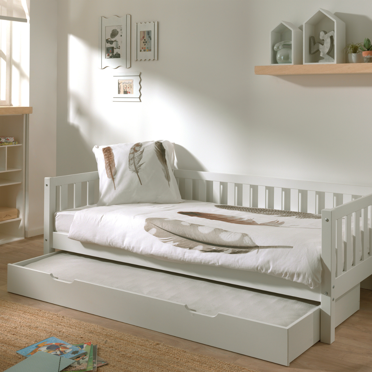 VIPACK underbed drawer white