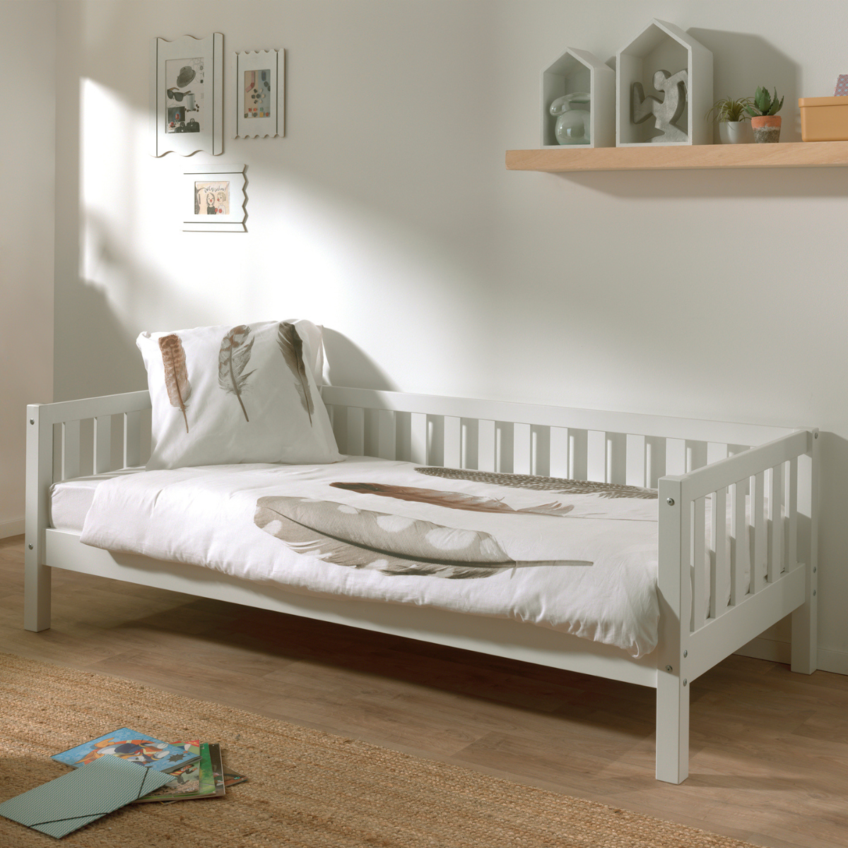 VIPACK FRITZ European single cabin bed 90 X 200cm white