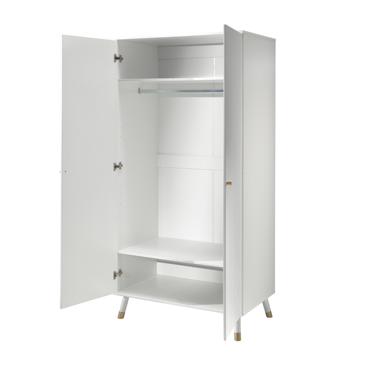 VIPACK JAXX BILLY 2 door wardrobe white