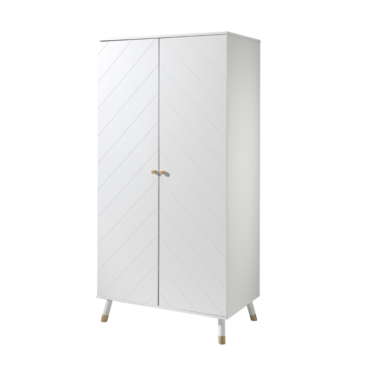VIPACK JAXX BILLY 2 door wardrobe white